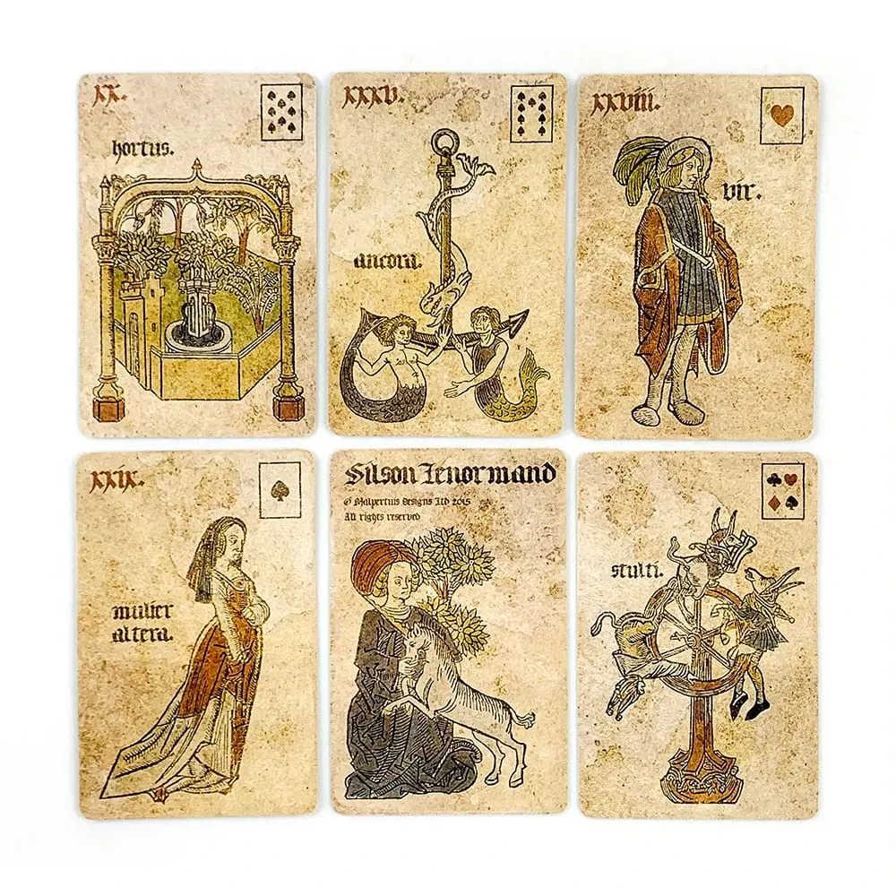 Oracle Cards Leisure Entertainment Card Family Gathering Divination Deck Board Gioco di carte da gioco Piccolo formato poker Stile retrò — image 4