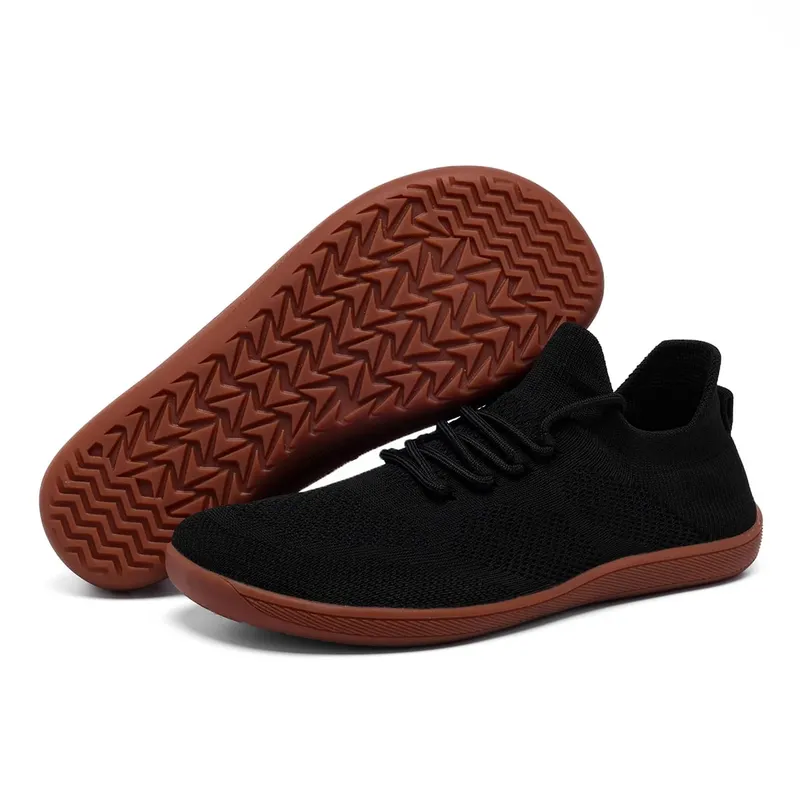 Minimalistische Barfußschuhe, Unisex, leicht, atmungsaktiv, Null-Sohlen, breite Zehen, Herren-Laufschuhe, Outdoor-Freizeit-Walking-Schuhe
