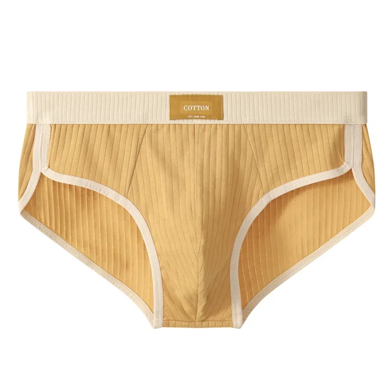 Cuecas de algodão masculinas de alta qualidade confortáveis ​​cuecas respiráveis ​​shorts roupa interior macio u bulge bolsa sexy calcinha homme cueca