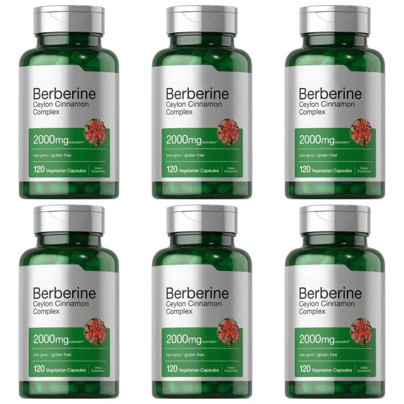 Berberyna Ceylon Cynamon Kompleks 2000 mg Kapsułki wegetariańskie Bez GMO Bezglutenowy codzienny suplement odnowy biologicznej dla dorosłych 120 sztuk — image 12