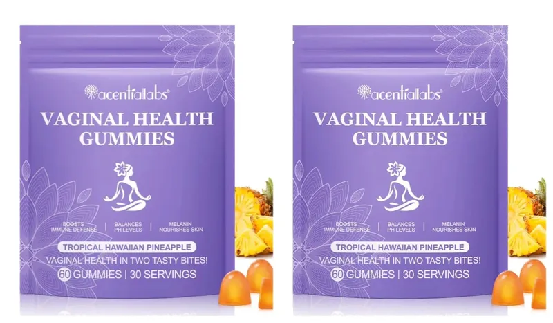 Kesihatan Faraj Gummies Sokongan Keseimbangan PH dengan Vitamin C dan Serbuk Buah Nanas Kesejahteraan Harian Tanpa Gelatin 60 Gummies — image 8