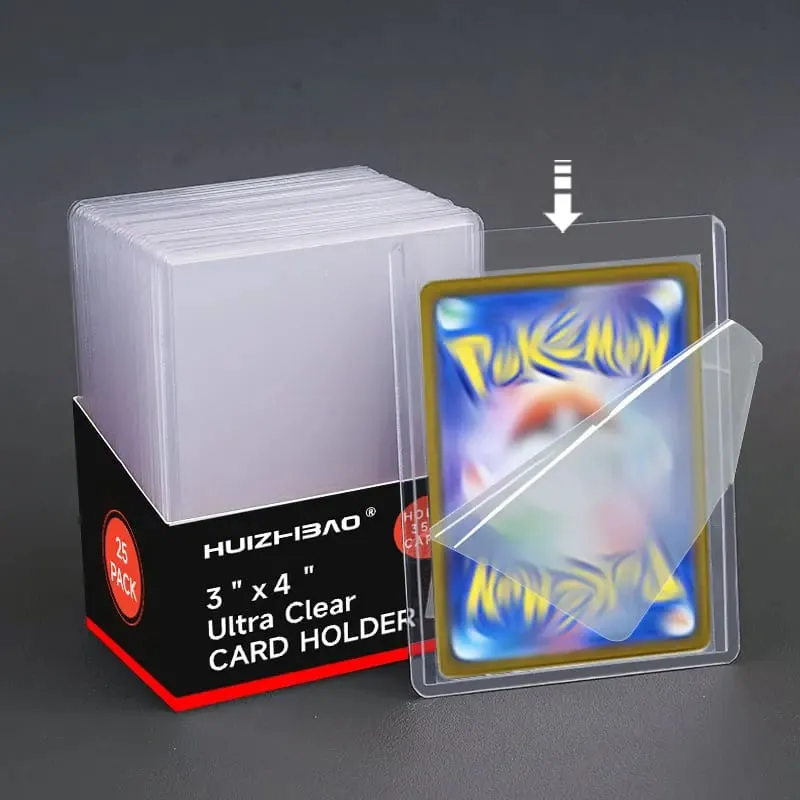 3"x 4" 35PT hochwertige Sammelkarten für Toplader, harte Kartenhüllen, Kartenschutzhüllen für Pokemon, YuGiOh, MTG — image 7