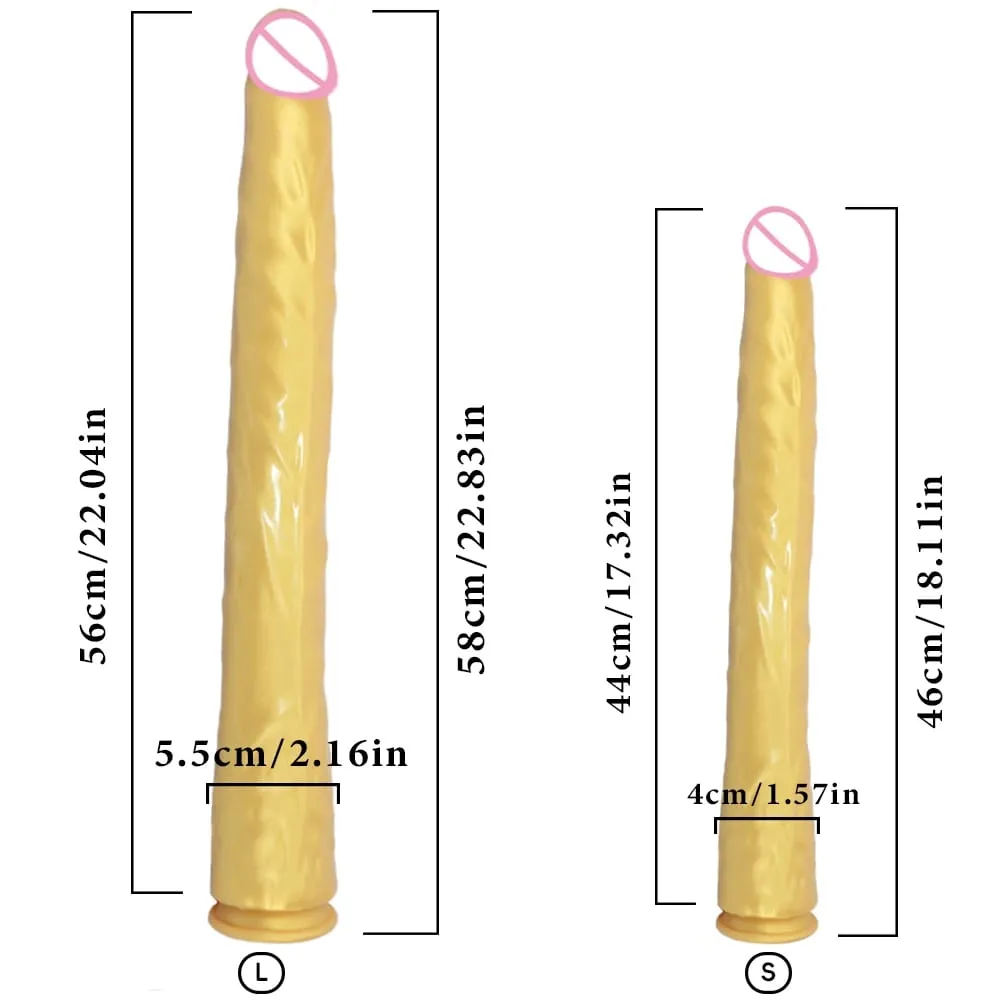 Extra dlouhý anální kolík Realistické dildo Silikonový stimulátor bodu G Vaginální masturbátor Sexuální hračky pro dospělé Pro ženy Muži Gay — image 3