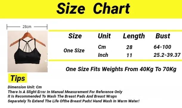 Pakaian Aktif Senaman Selesa Tanpa Pakaian Dalam Sukan Underwire Wanita Yoga Fitness Seamless Crop Top Wide Letter — image 8
