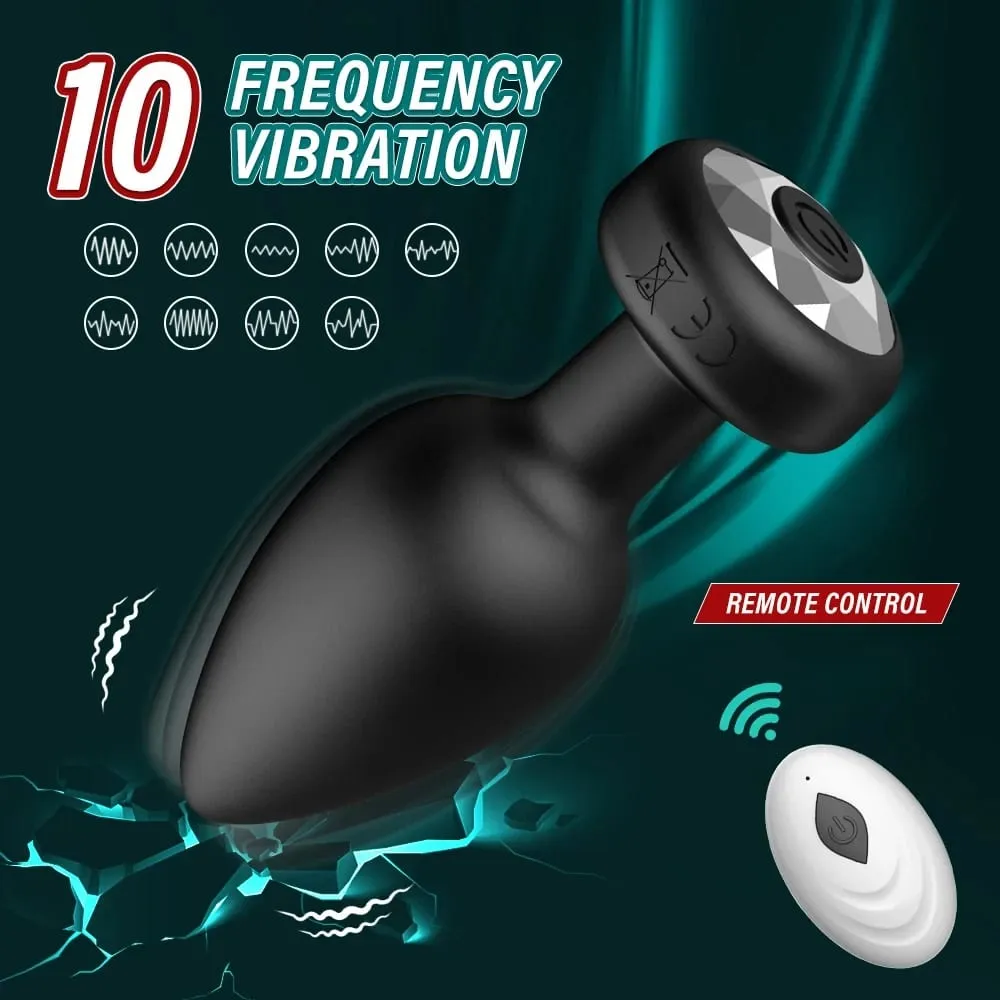 10 velocità Plug anale vibratore telecomando butt plug uomini massaggio prostatico masturbatore femminile giocattoli adulti del sesso per le donne uomini gay — image 2