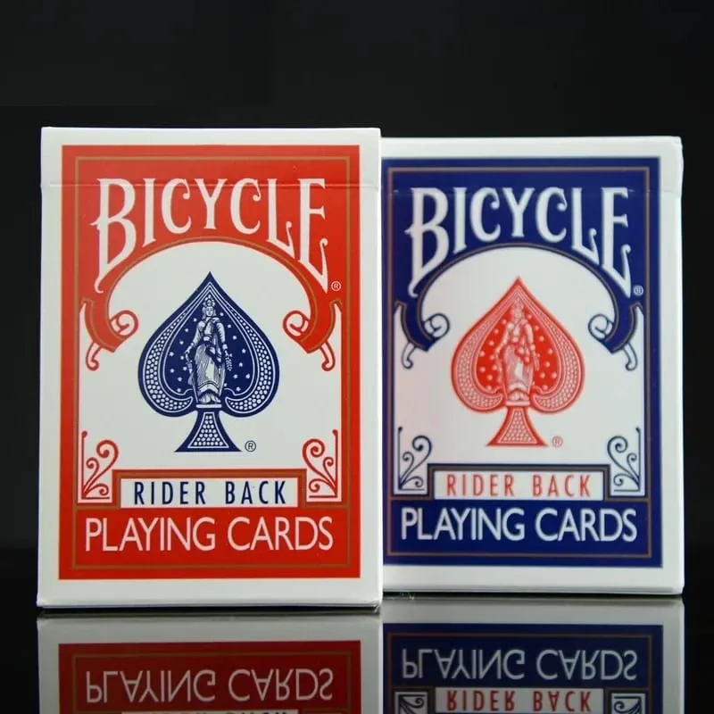 International Version Bicycle Rider Back Playing Cards Blue/Red Regular Standard Deck Card Games Card Magic Trick Magicians Prop — image 2
