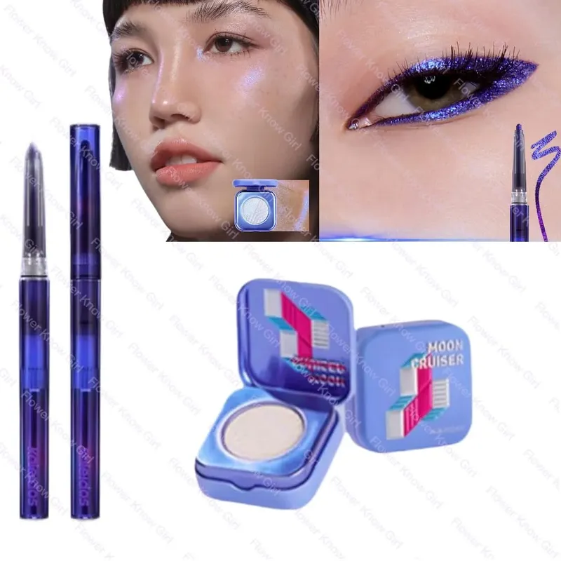 Kaleidos Chameleon Face Eye แต่งหน้าชุดเจลอายไลเนอร์ดินสอ Chameleon อายแชโดว์ Highlighter Chrome Glitter Diamond Powder — image 15
