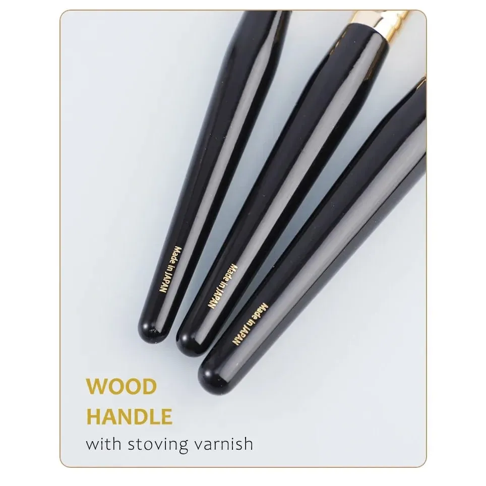 PA Makeup Brushes Set Luxury Super-soft Natural Bristles Face Eye Shadow Powder Cheek Blush Highlight Cosmetic Tools Kit 7pcs — image 6