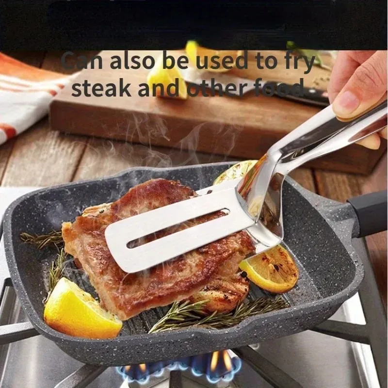 Küchenzange, Premium-Mehrzweckgreifer aus Edelstahl, Brotklammer/Steakklammer/Klemme für frittierte Steaks/Grillzange — image 6