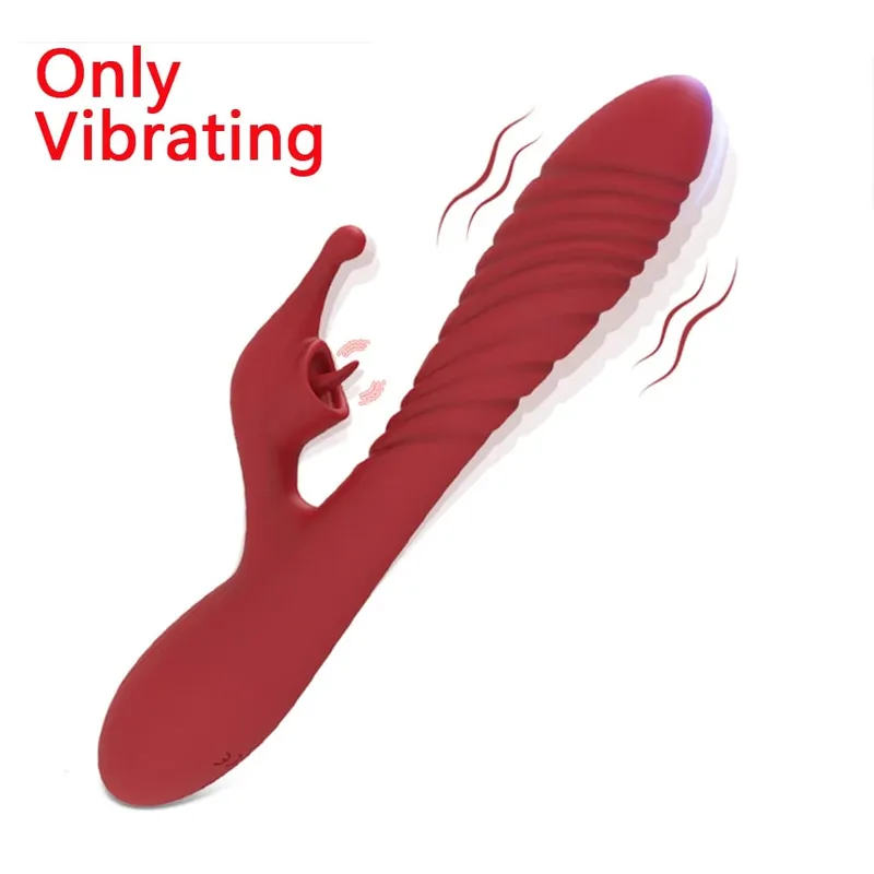 Giocattolo del sesso per le donne, vibratore del coniglio spinto per le donne, vibratore Dlido della vagina, stimolatore del clitoride del punto G, masturbazione femminile — image 19