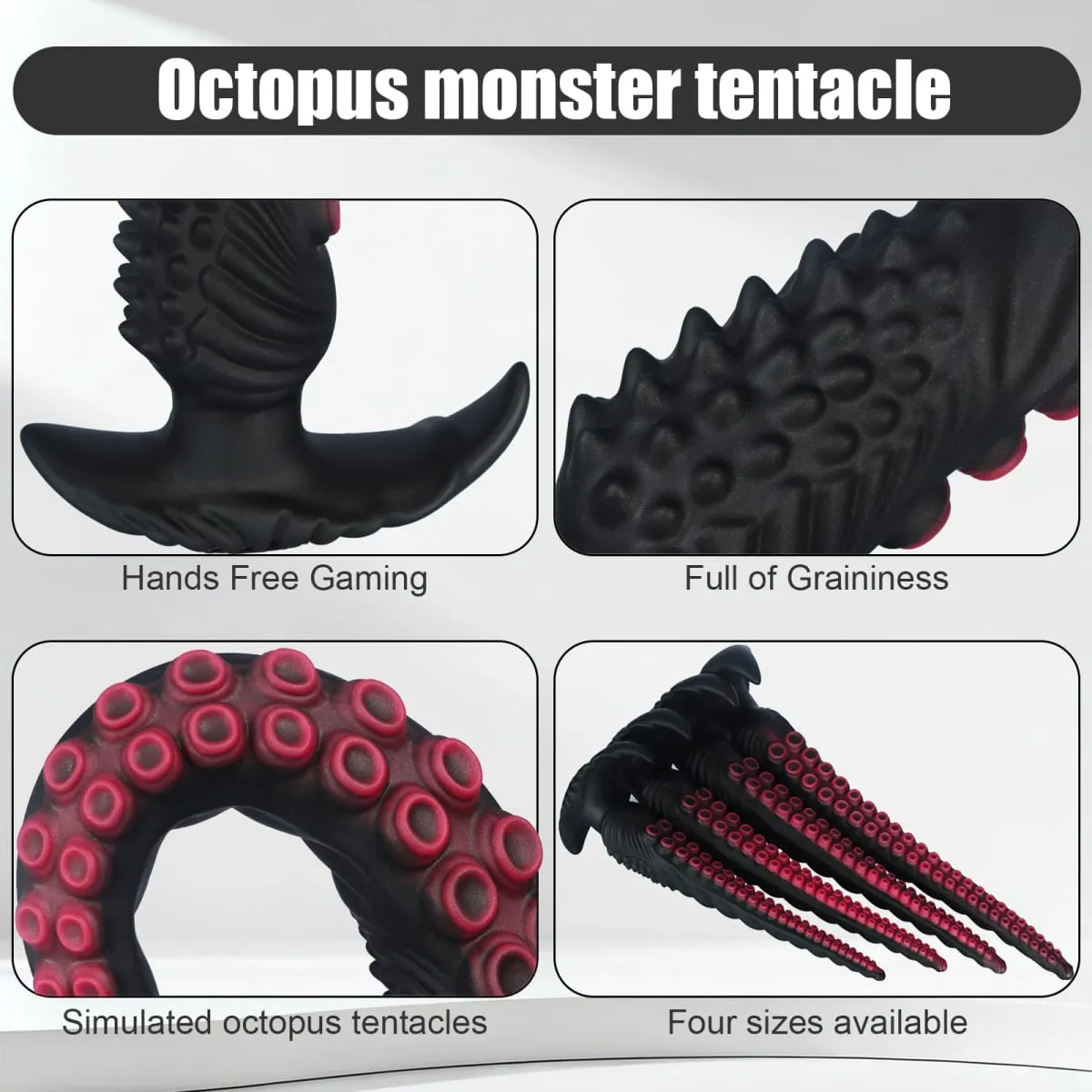 Superยาวขนาดใหญ่Anal PlugแฟนตาซีTentacle Anal Trainer Dilatorปลั๊กหนาDildo Big Butt Plugเพศของเล่นสำหรับผู้หญิงผู้ชายbutt Plug — image 2