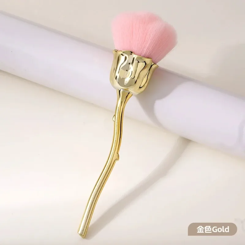 Rose Blomst Form Makeup Børste Rund Makeup Løse Pulver Børster Manicure Neglepolering Støvfjernelse Børste Skønhed Make Up Værktøj — image 12
