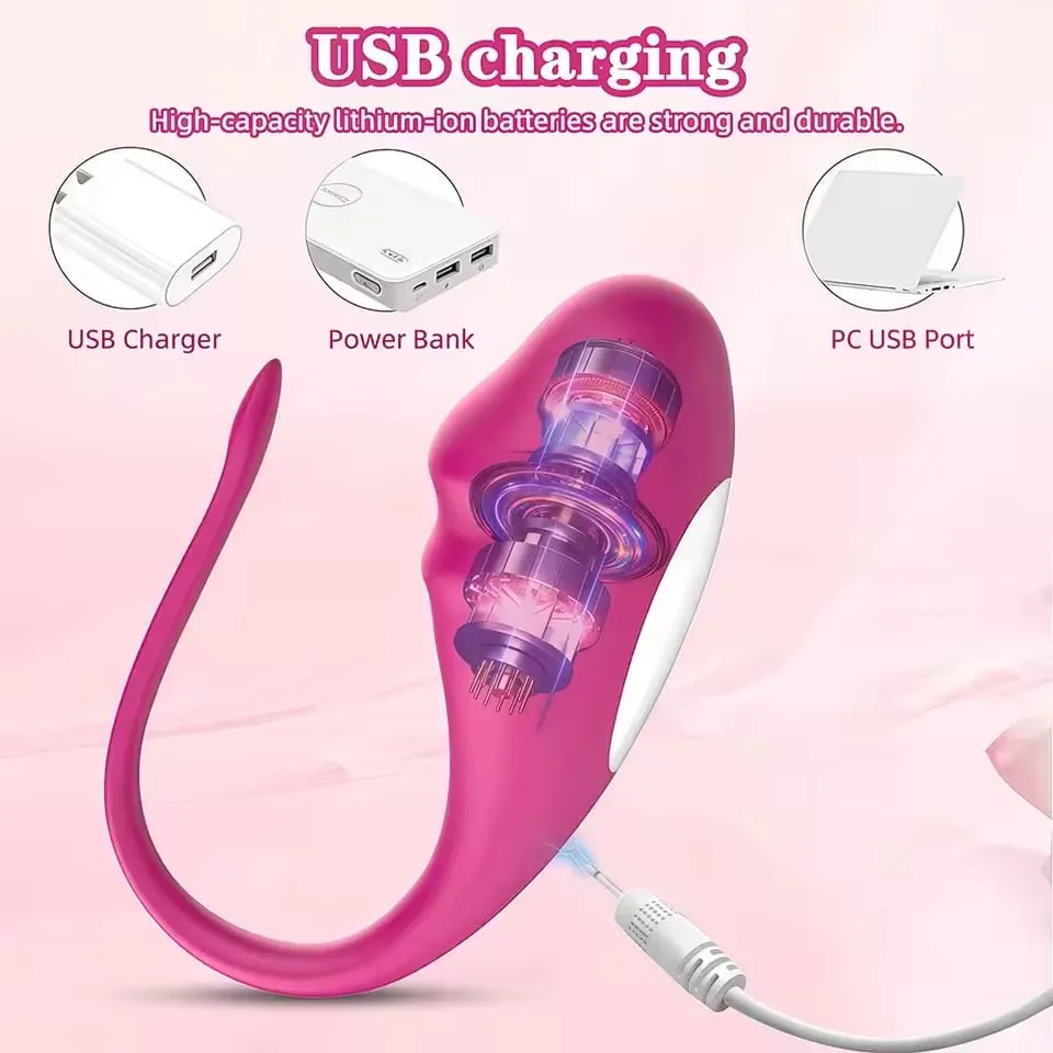 אלחוטי Bluetooth G Spot Vibrator ביצה רוטטת לנשים דילדו APP בקרת דגדגן לביש תחתונים לנשים צעצועי מין מוצרים למבוגרים — image 4