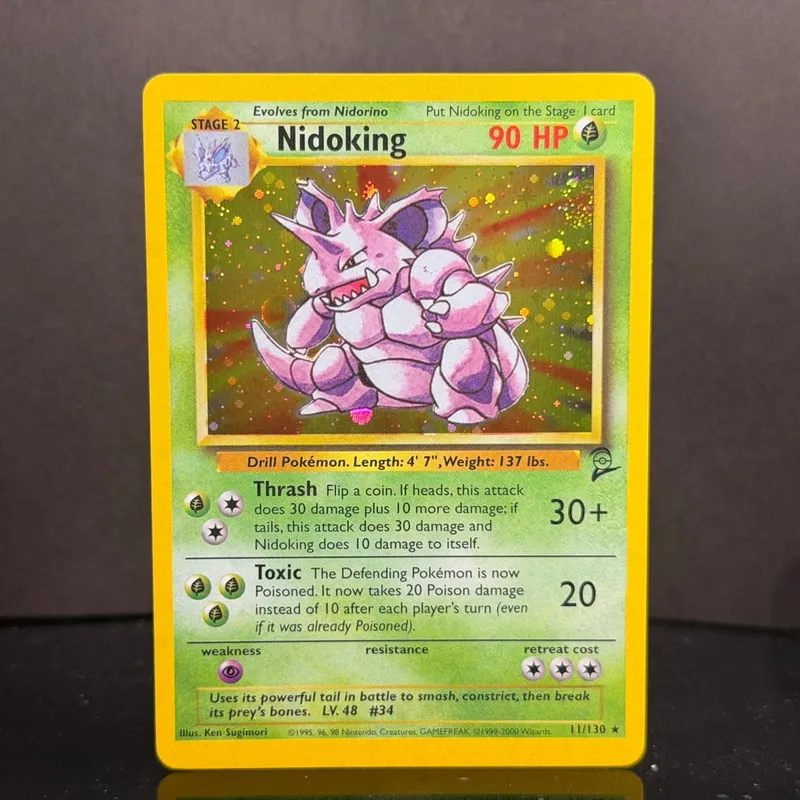 Poket 2000 Set Pangkalan 2 OG Nostalgia Koleksi Hitmonchan Scyther Clefable Pidgeot Mewtwo Proksi Holo Tradisional — image 16