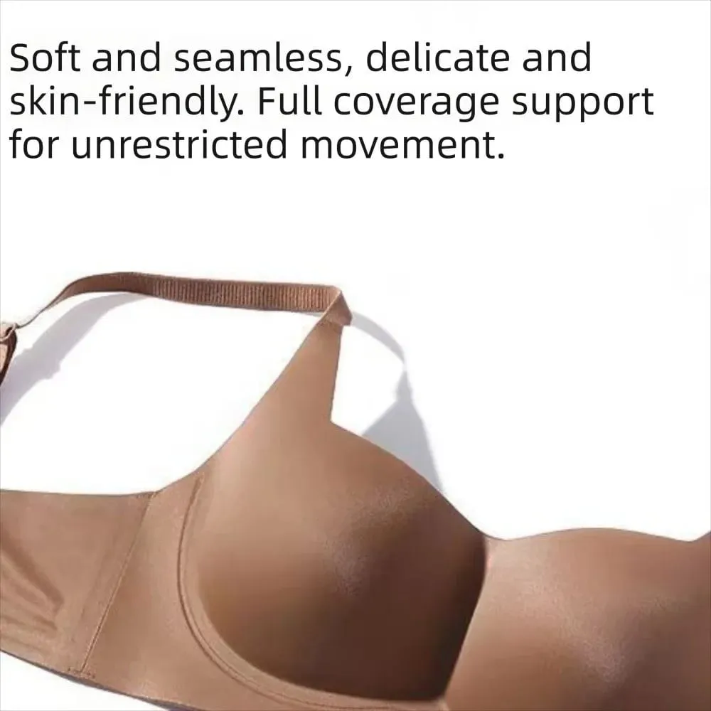 ใหม่ Anti-sagging ชุดชั้นใน Bras สีทึบบางชุดชั้นในรวบรวมชุดชั้นใน Breathable ผิวกอด Push Up Bra สำหรับผู้หญิง