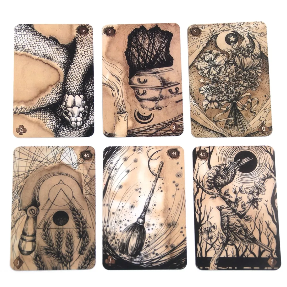 Lenormand Reflet De Lune Kad Lenormand Kad Tarot Dek Permainan Kad Oracle untuk Keseronokan Dewasa Permainan Dewasa Hadiah Persediaan Pesta — image 2