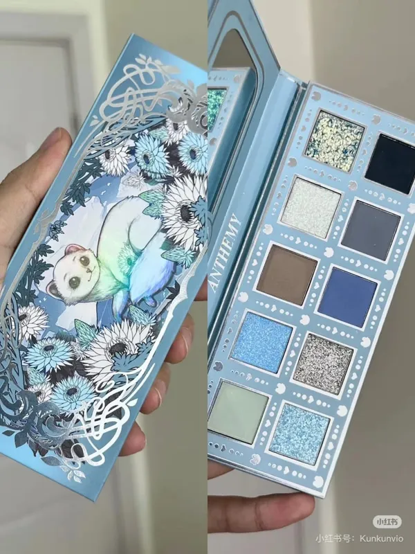 Anthemy 10 สีอายแชโดว์ Palette Matte Shimmer Chameleon กันน้ำยาวนาน Pearly Shiny โลหะ Eye Shadow Palette Make-up — image 10