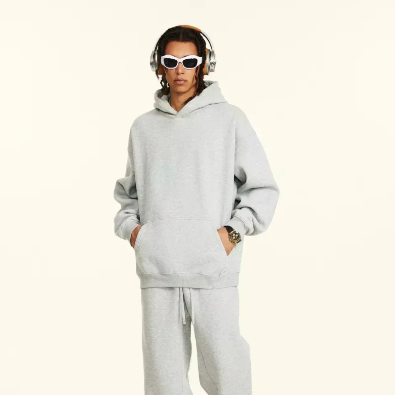 Baju Kemeja Fleece Bergaya dan Serbaguna Lelaki Nipis dan Hangat Poket Tiga Dimensi Bercetak Fit sweatshirt hoodie bape — image 4