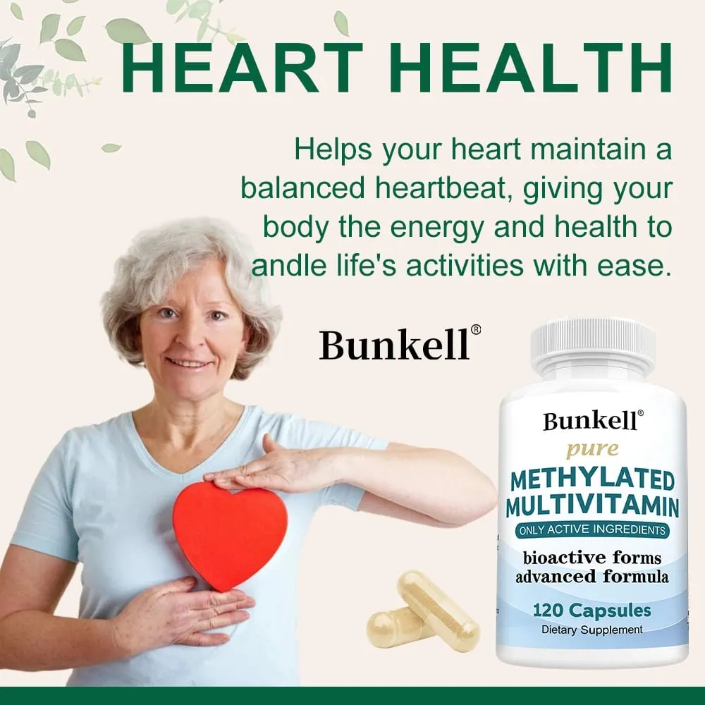 Hoog krachtig gemethyleerd multivitaminesupplement met vitamine C D B12 om de energie te ondersteunen en de gezondheid van het hart te behouden — image 2