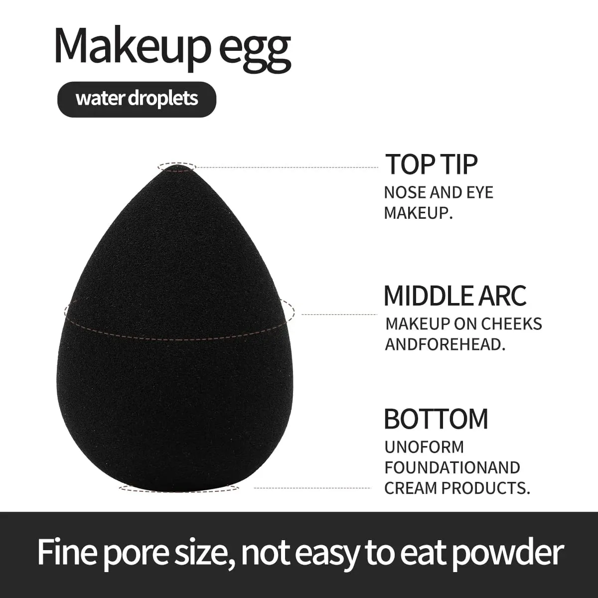 Sada 18ks profesionálních štětců na make-up s 1ks Powder Puff Soft Detail Foundation Contour Blush Brush Beauty Tools — image 5