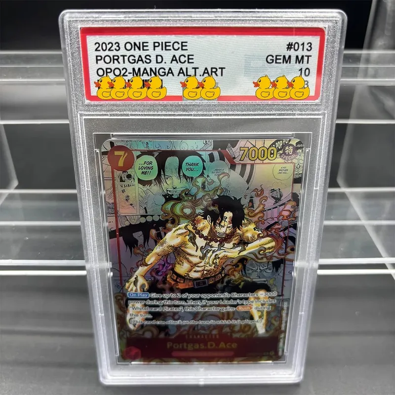 Kad Pengumpulan Kad Penilaian OPCG DIY 2023 ONE MONKEY D. LUFFY OPO5-MANGA ALT.ART Salinan Kad Penilaian 10Mata Hadiah Permainan Anime — image 3