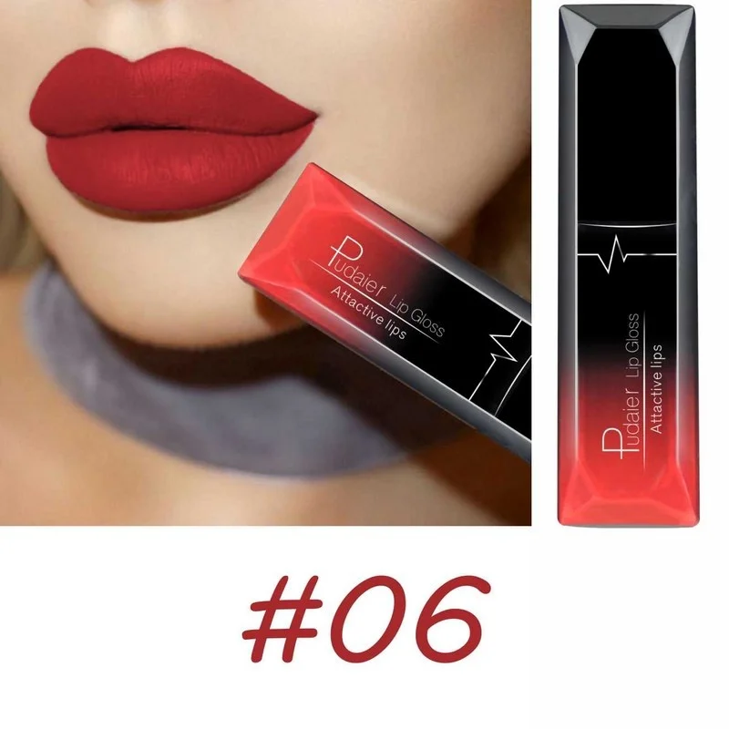 Samtiger, matter, flüssiger Lippenstift, wasserfest, 17 langanhaltende Farben, antihaftbeschichtet, kussfest, glatt, weicher Lippentönung für Mädchen — image 12
