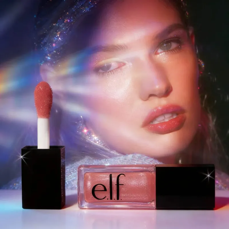 ELF Fashion maquillage cosmétiques fond de teint liquide correcteur et brillant à lèvres éclaircissant avec lumières clignotantes huile pour les lèvres finition brillante — image 4