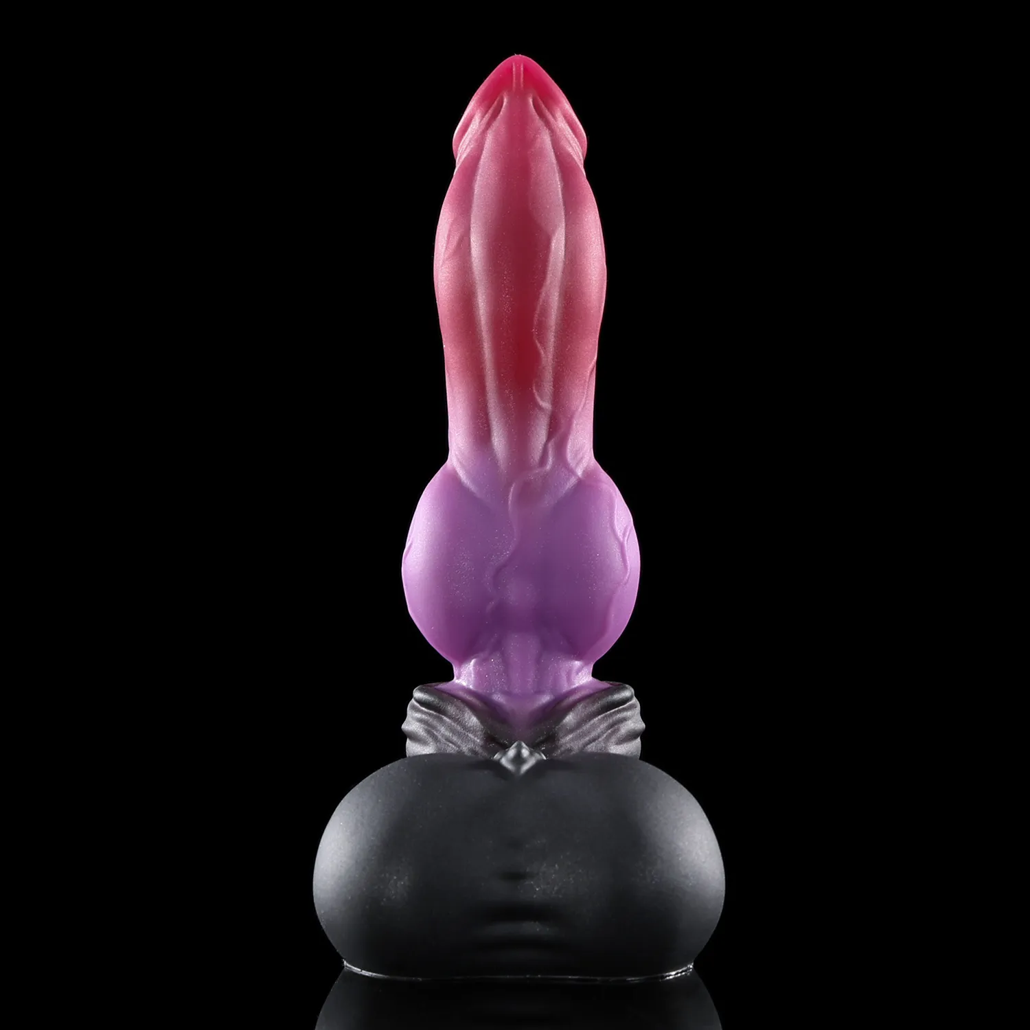 Nothosaur Ungu Merah Realistik Palam Dubur Besar Palam Punggung Fantasi Haiwan Dildo Urut Dubur Dilator Penerokaan Sensual Mainan Seks — image 2