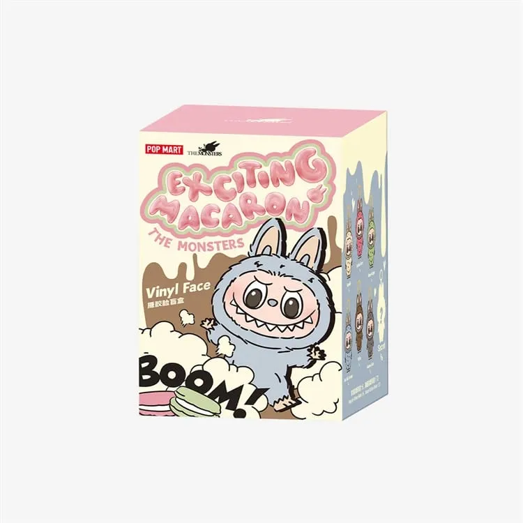 Original POP MART LABUBU Blind Box Spielzeug DIE MONSTER Aufregende Macaron Vinyl Gesicht Überraschung Mystery Box Kawaii Anime Action Figur