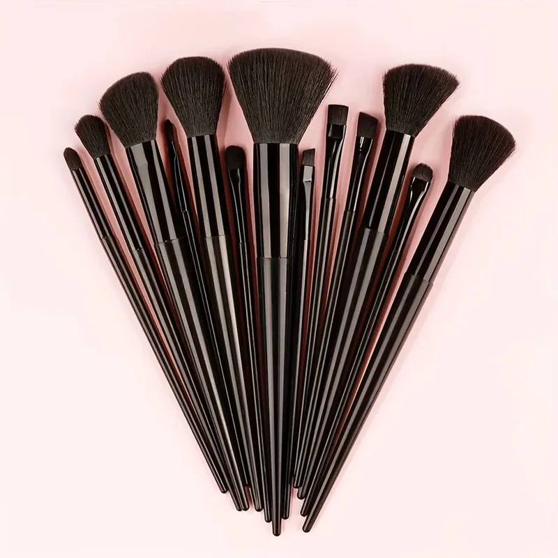 Bộ Cọ Trang Điểm 13 Chiếc Tổng Hợp Cao Cấp Cọ Phấn Nền Phối Kem Che Khuyết Điểm Phấn Mắt Má Hồng Mỹ Phẩm Cọ Du Lịch — image 17