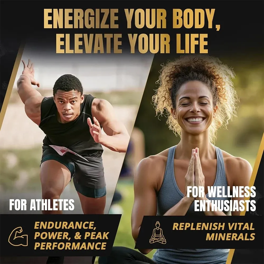 Shilajit Original Shilajits Capsule Suplemen Mineral Kemurnian Tinggi dengan 85+Trace Mineral Meningkatkan Energi & Menahan Stres — image 6
