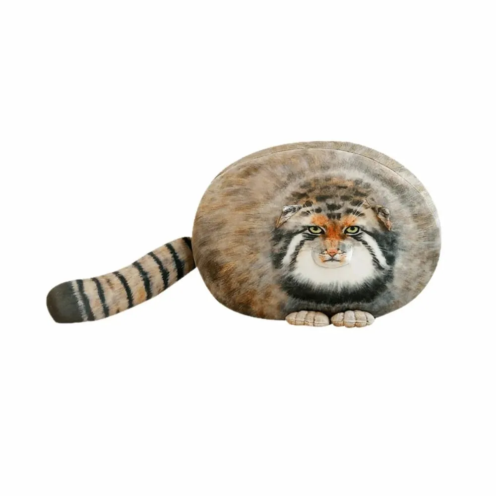Cuscino per gatti di peluche abbracciabile realistico per gatti super morbidi dall'aspetto feroce Cuscino per gatti di simulazione adorabile elastico per divano — image 9