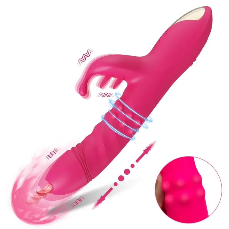 Godemiché vibrateur d'orgasme rapide pour femmes, vibrateur chauffant, stimulateur de point G, Vibro femelle, ventouse de Clitoris, jouet sexuel pour adulte — image 10