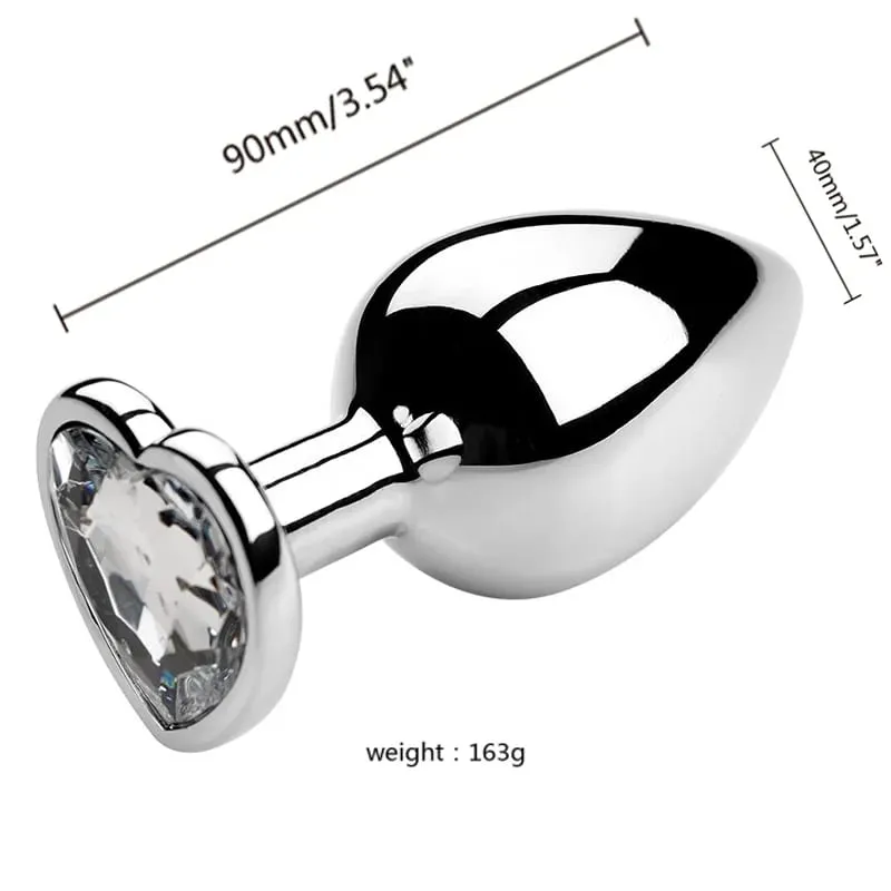 3 Sizes Metal Anal Plug Jewelry Base Beginner To Expert Butt Plug Tail Female Male Adult Toys Dildos Adult Sex Toys Couples — image 18