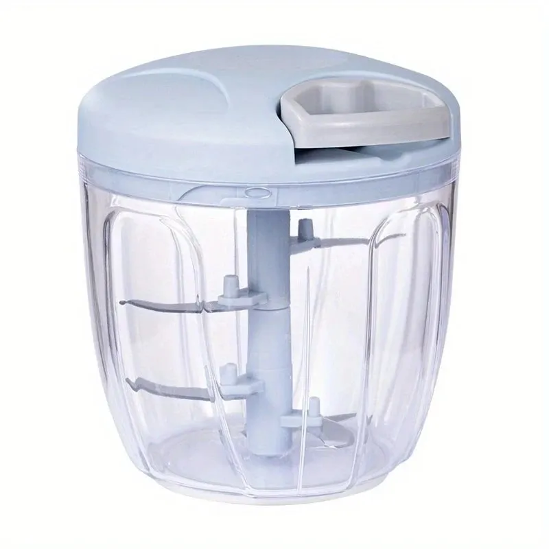 Cortador de mano para picadora de ajo, procesador de alimentos con cuerda manual, picador de verduras, para cebolla, jengibre, frutas, nueces, apto para lavavajillas — image 11