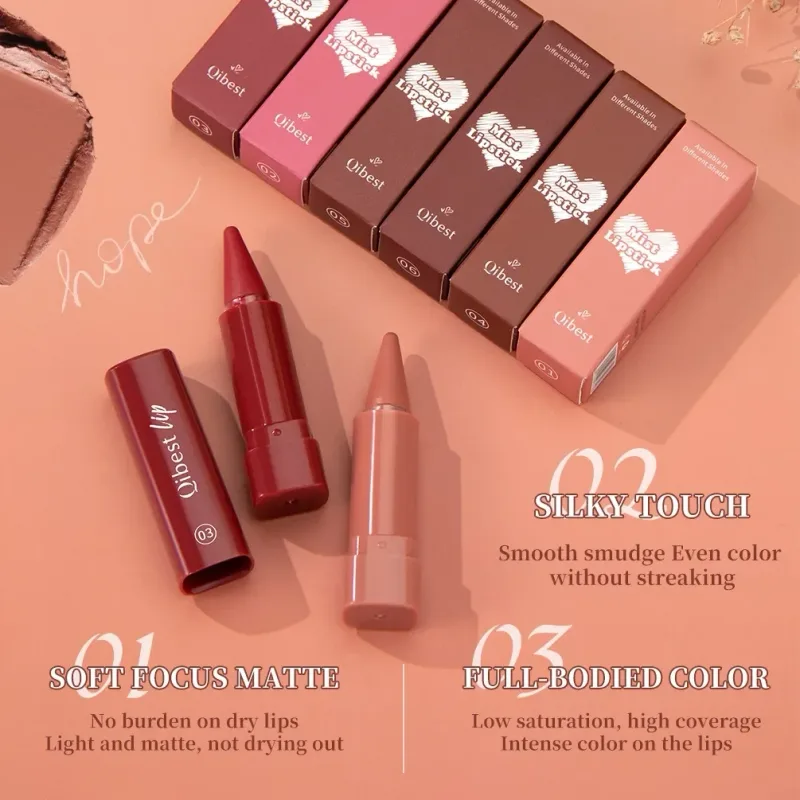 MatteลิปสติกปากกาGradient Lip Linerสีแดงสีน้ำตาลกำมะหยี่Contouringดินสอยาวนานกันน้ำเซ็กซี่ผู้หญิงแต่งหน้าLipliner — image 6