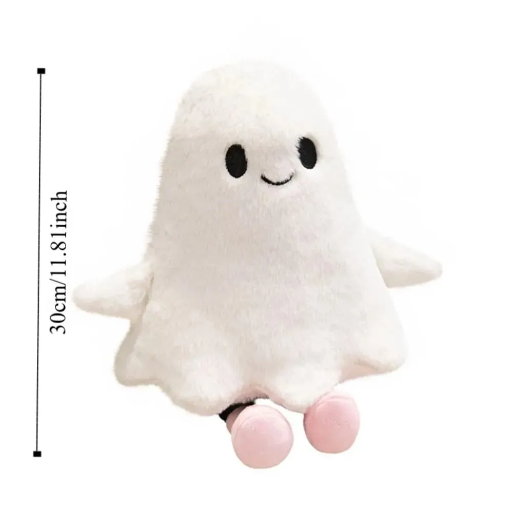 Boneka Mewah Hantu Kecil Simulasi Mainan Boneka Hantu Kartun Buatan Tangan Berbulu Bantal Hantu Holloween Lembut Nyaman — image 7