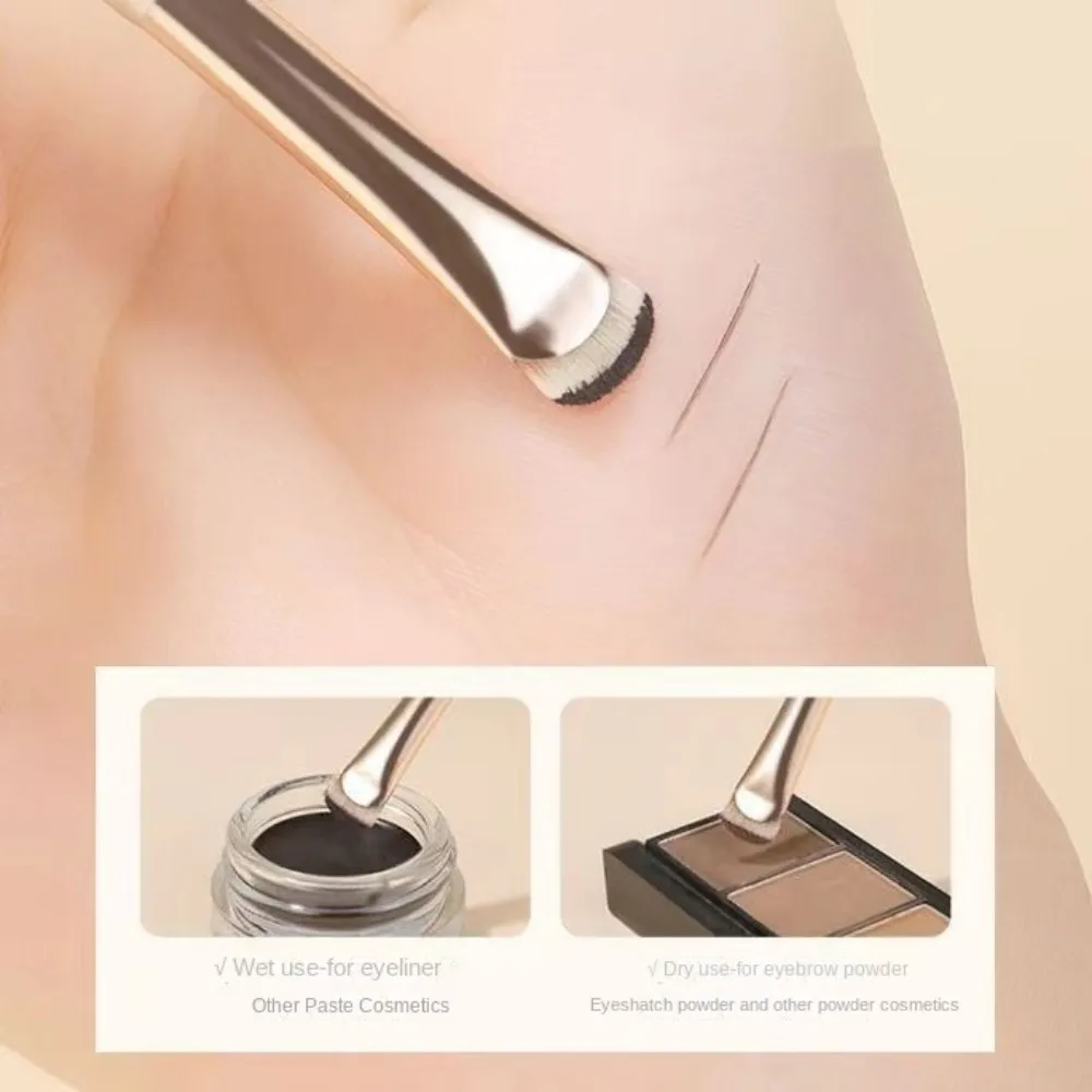 Ny böjd sminkborste tunna små sminkborstar Eye Liner Skarp ögonlock Kosmetisk borste Eye Kosmetiska verktyg — image 1