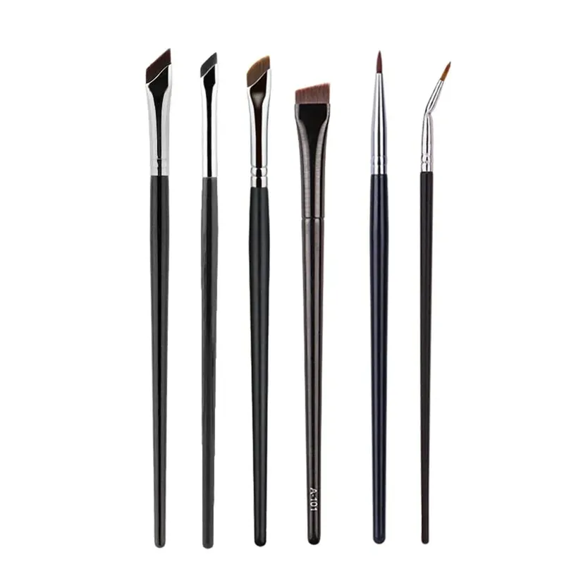 5/6PCS Dünne Gel Eyeliner Make-Up Pinsel Eyeliner Pinsel Sets Flache Top Eyeliner Concealer Pinsel Eye Liner Detaillierte make-up-Tool — image 8