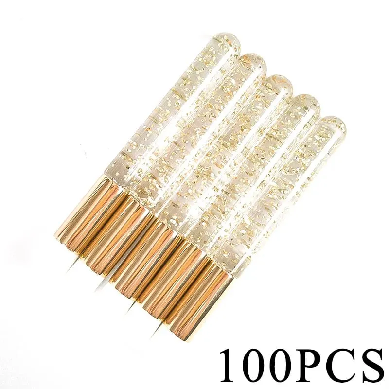 50/100 Chiếc Mi Bàn Chải Làm Sạch Cho Cây Nối Mi Lấp Lánh Làn Mi Dầu Gội Bàn Chải Mũi Làm Sạch Lỗ Chân Lông Dụng Cụ Trang Điểm — image 11