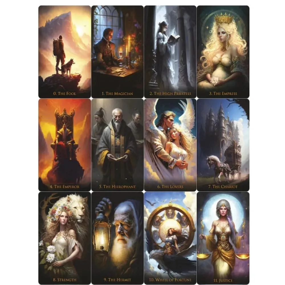 12*7cm Weird World Tarot 78 Cards Tarot Deck | Indy Tarot — image 5