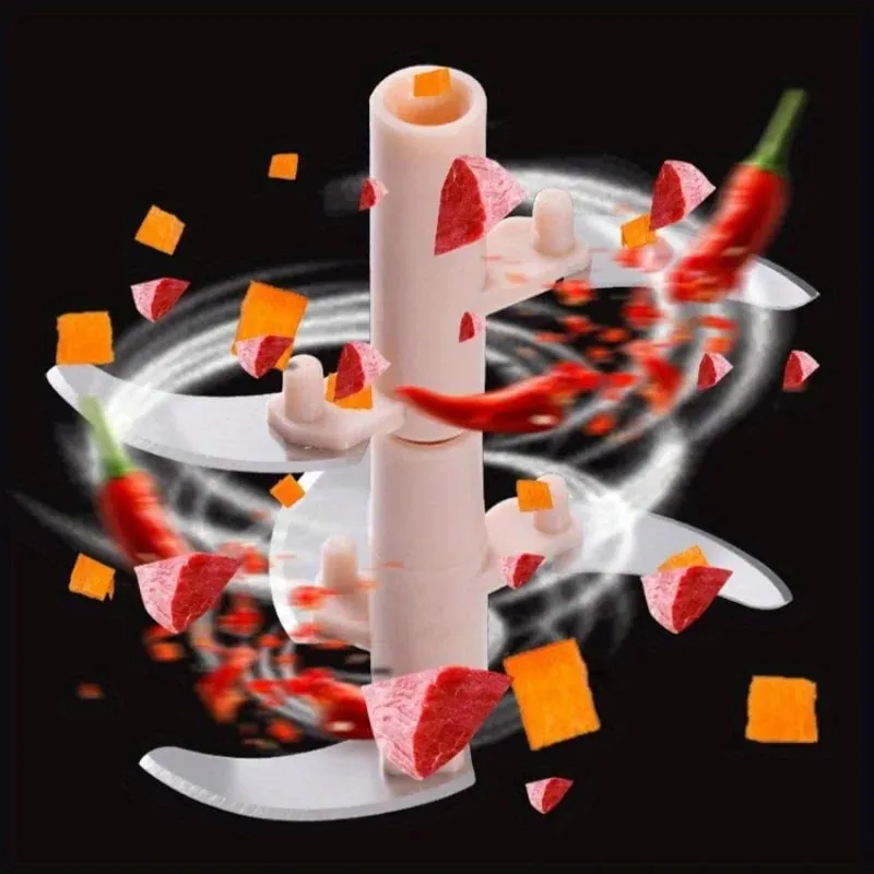 Cortador de mano para picadora de ajo, procesador de alimentos con cuerda manual, picador de verduras, para cebolla, jengibre, frutas, nueces, apto para lavavajillas — image 8