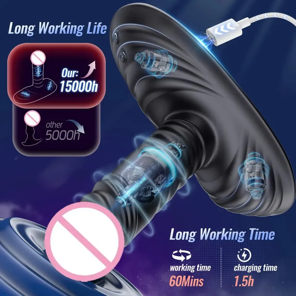 APP e telecomando vibratore vibratore vibratore per donne telescopico vaginale punto G doppio stimolatore masturbatore femminile giocattoli sessuali — image 4