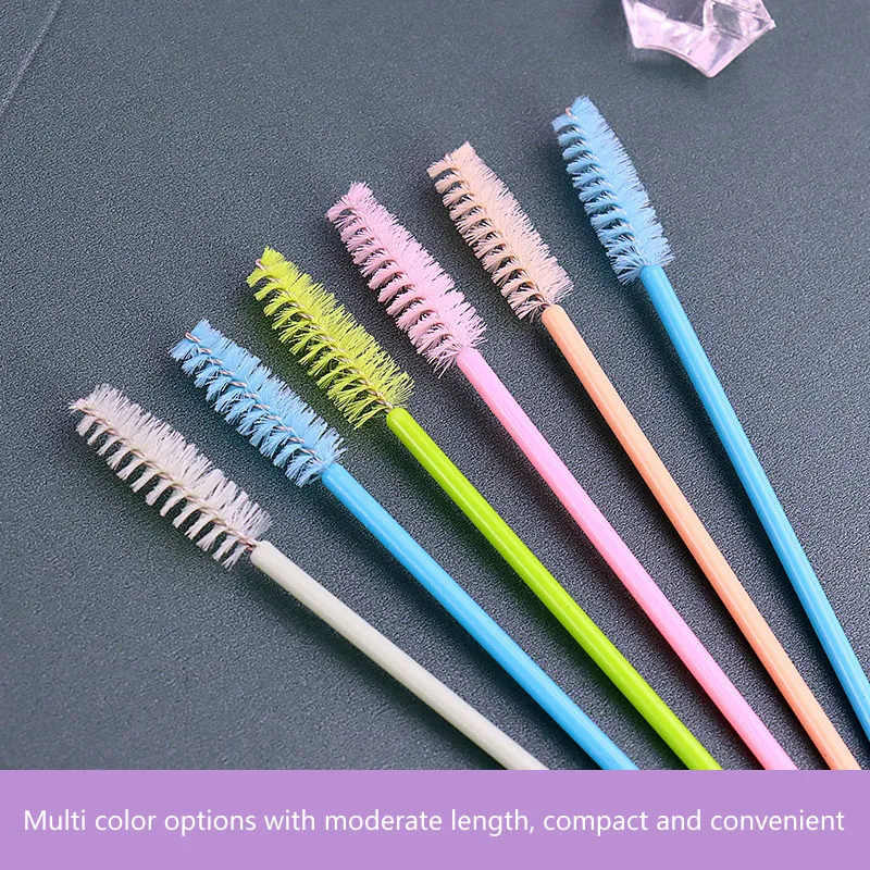 50 ชิ้นแปรงขนตาแปรงแต่งหน้ามาสคาร่าแบบใช้แล้วทิ้ง Applicator Spoolers Eye Lashes เครื่องสำอางค์แปรง Lash Extension เครื่องมือ — image 5
