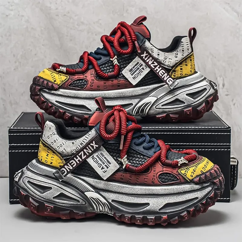 Chaussures pour hommes maille respirant plate-forme baskets léger luxe haut de gamme chaussures hommes décontractées tendance confort hommes chaussures Кроссовки Мужские — image 6