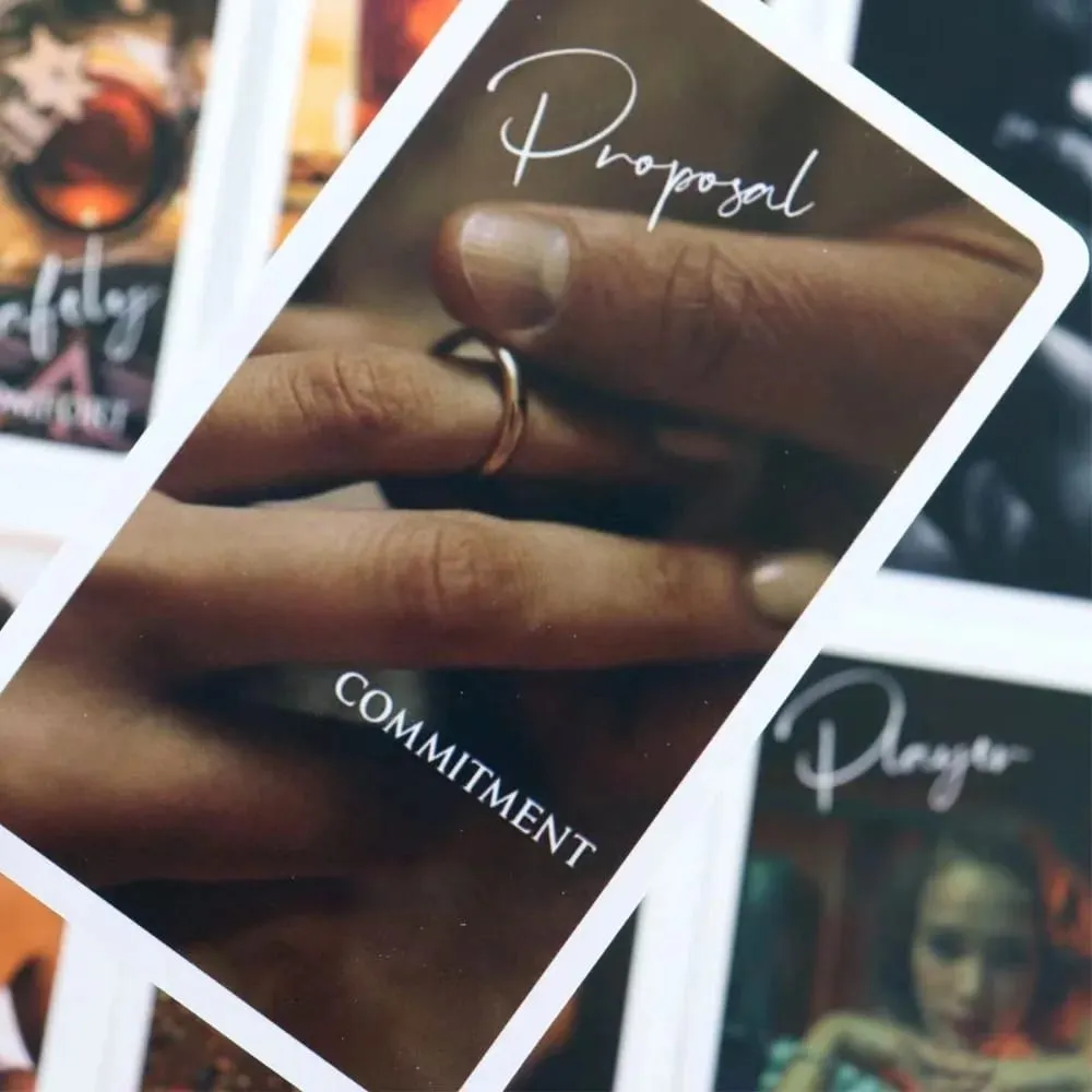 10.3*6 cm Mystic Love Oracle Deck 79 pièces cartes LOVE ORACLE Deck Tarot Deck Twin Flame Deck Messages — image 4