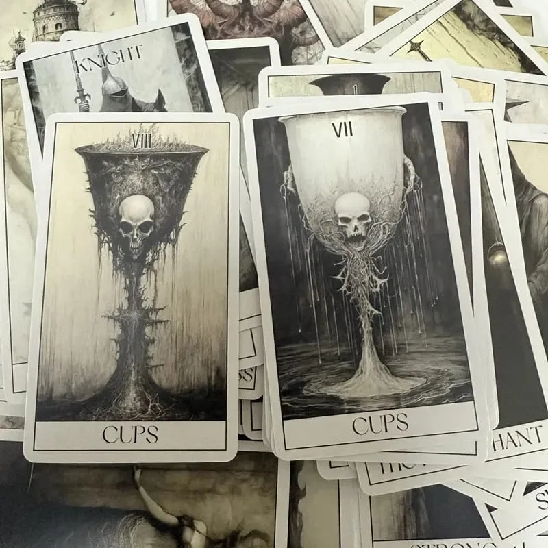 Gothic Horror Tarotkort Vent 78 Tarots Brætspil Fritid Underholdning Familiesammenkomster Gothic Tarot Deck — image 6