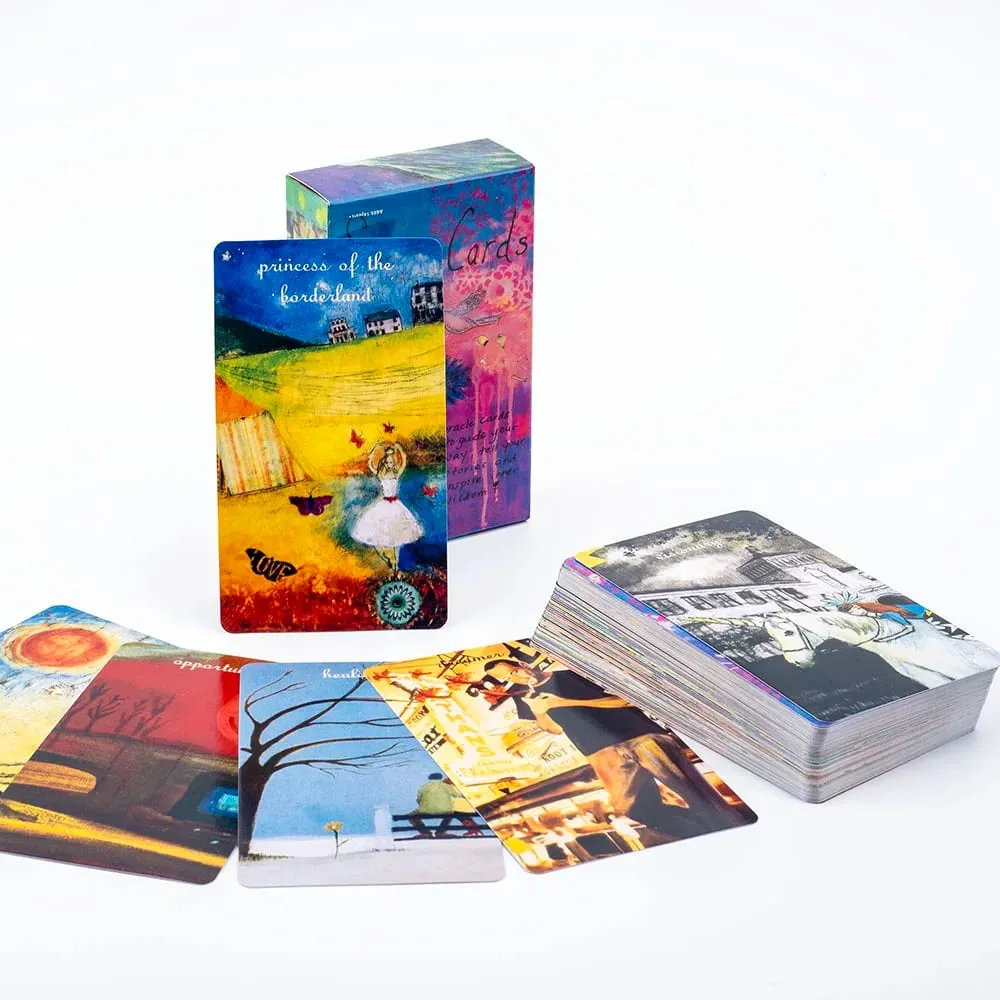 Kartu Cerita Berkualitas Tinggi Permainan Papan Dek Tarot Oracle untuk Hiburan Santai 78 Set Kartu 10.3*6.1CM dengan Panduan PDF — image 2