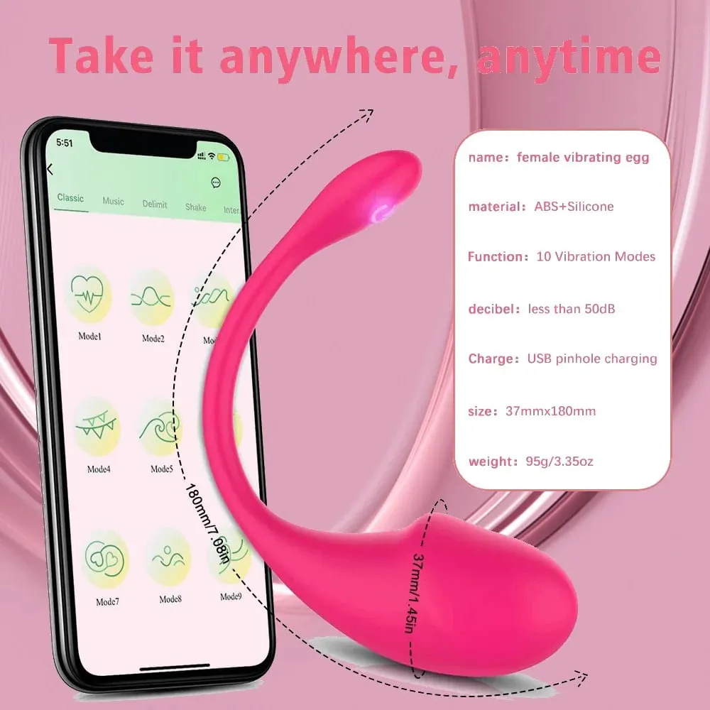 여성을위한 무선 블루투스 G 스팟 진동기 딜도 APP 원격 제어 착용 Clit 진동 계란 여성 팬티 성인을위한 섹스 토이 — image 4
