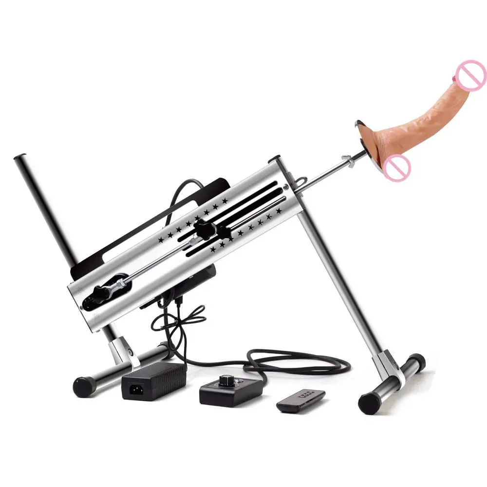 Ενσύρματο/Ασύρματο Dual Control Quiet Sex Machine 120W Ρυθμιζόμενο Vac-u-Lock Love Machines 3-15cm Stroke Vibrator Sex Toys for Women — image 2